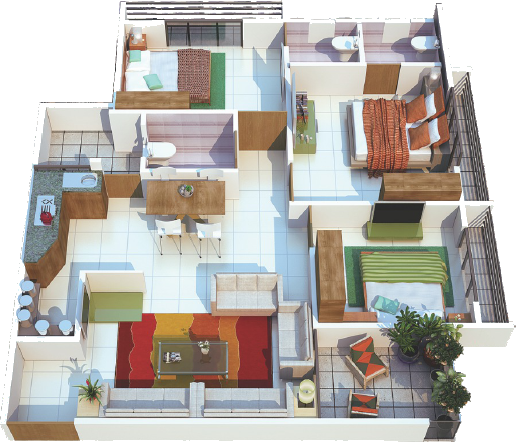 3BHK